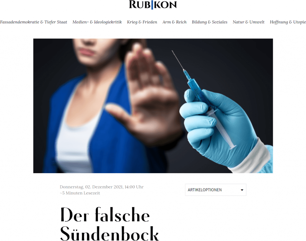 Ich bin geimpft.
Gegen Tetanus, gegen FSME, ... — aber nicht gegen SARS-CoV-2. Diese Tatsache erlaubt dem Weltärztepräsidenten, dem Bundespräsidenten, Politikerinnen und Politikern, zahllosen, GEZ-finanzierten Journalistinnen und Journalisten und den „guten“ Menschen in diesem Land, mich wahlweise als „faul“, „bekloppt“ oder „asozial“, als „Tyrannen“ oder „Nazi“ zu bezeichnen. Die „Geduld“ mit mir zu verlieren, von mir „angewidert“ zu sein, mir mit der „Peitsche“ zu drohen oder mich zur besten Sendezeit für den möglichen Tod tausender Menschen mitverantwortlich zu machen.
Sei‘s drum. Machen wir doch ein kleines Gedankenexperiment. Nehmen wir einmal an, es gibt eine Pandemie, und einige Firmen entwickeln in kürzester Zeit, einem Bruchteil der normalerweise für so eine Entwicklung nötigen Zeit, einen Impfstoff gegen den verursachenden Erreger. Nein, eigentlich ist es zwar kein Impfstoff im klassischen Sinn, sondern eine Gentherapie, die bisher für diesen Einsatz noch nie beim Menschen angewandt wurde — aber auch hier: Sei‘s drum.
Die entwickelten Produkte bekommen eine bedingte Zulassung. Dies bedeutet: Die Produkte sind schnell verfügbar, aber Daten zu Risiken und Nebenwirkungen sind nicht in dem Maße vorhanden, wie es normalerweise erforderlich ist. Nehmen wir nun weiter an, es gibt Menschen, die zu dem Schluss kommen, dass sie sich dem Risiko einer solchen Behandlung aussetzen wollen, da es ihnen geringer erscheint als das Risiko einer schweren Erkrankung durch das Virus. Oder die der Ansicht sind, durch ihre Impfung andere Menschen schützen zu können.
Sie machen also einen Termin bei ihrem Hausarzt aus, um sich impfen zu lassen.
Bald melden sich erste Politiker zu Wort: Die Menschen, die sich impfen lassen wollen, sollten sich das gut überlegen, es sei ja noch so gut wie nichts über mögliche Nebenwirkungen bekannt, die Zahl der Todesfälle bei Covid-Patienten entspräche laut umfangreichen Studien etwa denen einer Grippe, das durchschnittliche Sterbealter der an oder mit Covid Verstorbenen läge über dem allgemeinen durchschnittlichen Sterbealter in Deutschland, und die Erkrankung verlaufe bei etwa 95 Prozent der Betroffenen leicht bis moderat, wie eine Erkältung, maximal wie eine Grippe (1).
Es gäbe Wissenschaftler, die befürchteten, dass die entwickelten Präparate die körpereigene Abwehr schwächen könnten. Ratsam sei daher vielmehr, diese auf bewährten Wegen zu stärken — viel frische Luft, Bewegung, Vitamin C, D, Zink et cetera. Auch der Leiter des Robert Koch-Institutes (RKI) bittet die Impfwilligen, den Sinn der Impfung unbedingt zu hinterfragen. Die Anmeldungen für die Impfung nehmen aber weiter zu, die Nachfrage steigt.
Nun werden die Stimmen in der Politik lauter: Es wird dringend von einer Impfung abgeraten, niemand könne abschätzen, wie viele Menschen möglicherweise demnächst wegen unvorhersehbarer Folgen der Impfungen auf den Intensivstationen landen würden. Dies könne zur Folge haben, dass andere Patienten dort nicht mehr versorgt werden könnten und möglicherweise lebensnotwendige Operationen verschoben werden müssten. Die beim Paul-Ehrlich-Institut (PEI) eingehenden Meldungen zu Nebenwirkungen und Todesfällen im zeitlichen Zusammenhang mit den Impfungen nähmen in beunruhigendem Maße zu (2).
Außerdem seien laut Robert Koch-Institut (RKI) 56 Prozent der positiv auf SARS-CoV-2 getesteten hospitalisierten Patienten mit Symptomen in der Altersgruppe älter als 60 Jahre doppelt geimpft, über 52 Prozent der verstorbenen über 60-jährigen Covid-Patienten ebenfalls, Tendenz in den letzten Wochen steigend (3).
Auch sei nicht auszuschließen, dass geimpfte Personen das Virus massiv weiterverbreiten, die Studienlage dazu sei dünn, lasse aber diesen beunruhigenden Verdacht zu. Auch erste Funktionäre der Ärztekammern beginnen zu mahnen: Ärzten, die im Zuge der Anwendung der nur bedingt zugelassenen Präparate nicht umfassend und gut dokumentiert aufklärten, drohe bei nachweisbaren gesundheitlichen Schäden durch diese Präparate möglicherweise eine vollumfängliche persönliche Haftung (4). Auch verweisen sie auf Einhaltung des Nürnberger Kodex (5).
Jetzt wird gedroht
Nichtsdestotrotz lassen sich weitere Menschen impfen. Sie sind unverändert der Meinung, der mögliche Nutzen einer Impfung überwiege den möglichen Schaden. Nun melden sich erste Politiker deutlicher zu Wort: Man müsse über Konsequenzen für diese „ignoranten, dummen, angstgetriebenen“ Personen nachdenken. Bei möglichen schweren gesundheitlichen Schäden in Folge der Impfung sei zu erwägen, sie von intensivmedizinischer Behandlung auszuschließen — schließlich hätten sie sich freiwillig einer nicht regulär zugelassenen, risikobehafteten Behandlung unterzogen.
Außerdem müssten diese Personen vom öffentlichen Leben ausgeschlossen werden. Immer noch gebe es keine zufriedenstellenden wissenschaftlichen Daten darüber, wie infektiös geimpfte Personen nach ihrer Impfung seien, und es sei dringend notwendig, Schaden von der übrigen Bevölkerung abzuwenden. Dennoch machen weiterhin Menschen von ihrem Recht auf Selbstbestimmung Gebrauch und lassen sich impfen. Jetzt greift der Staat ein.
Aufgrund der möglicherweise drohenden Gefahr des Kollapses des Gesundheitssystems durch die direkten Folgen der zahlreichen Anwendungen der nicht ausreichend erprobten Präparate und nicht absehbarer Belastungen der Gesundheitskassen durch möglicherweise in den kommenden Jahren auftretende Spätfolgen wie schwere chronische Erkrankungen wird die bedingte Zulassung der Impfstoffe umgehend zurückgezogen und ihre Anwendung verboten.
In meinem Szenario nimmt der Staat also den Menschen in letzter Konsequenz eine Möglichkeit, einen Weg aus ihrer Angst vor einer Infektionskrankheit zu finden. Wäre das legitim? Wahrscheinlich. Ich wünsche mir für alle Menschen in diesem Land, dass sie sich impfen lassen können, gegen was sie möchten, wann immer sie möchten. So, wie ich auch jedem wünsche, dass er rauchen und Alkohol trinken darf, wenn er mag, essen, so fett und ungesund er mag, Motorradfahren, den Sport ausüben, den er mag, und in Länder reisen, in denen es schlimme, hoch ansteckende Krankheiten gibt.
Mit Schaudern nehme ich jedoch die offensichtlich breit unterstützte Inbrunst zur Kenntnis, mit der in einem freiheitlich-demokratischen Land öffentlich gefordert wird, mir mein Grundrecht auf körperliche Unversehrtheit und Selbstbestimmung abzusprechen.
Und kann fast nicht glauben, wie die, die sich auf der richtigen Seite wähnen, nicht aufhören, mich mit allen Mitteln zu einem medizinischen Eingriff in meinen Körper zu nötigen, im schlimmsten Fall mit staatlicher Gewalt dazu zu zwingen, von dessen Nutzen ich selbst nach intensivster Recherche in keiner Weise überzeugt werden konnte. Dessen möglicher Schaden mich aber bereits jetzt beim Betrachten der offiziellen Daten mit größtem Erstaunen auf all diejenigen blicken lässt, die diese Impfungen weiterhin uneingeschränkt propagieren.